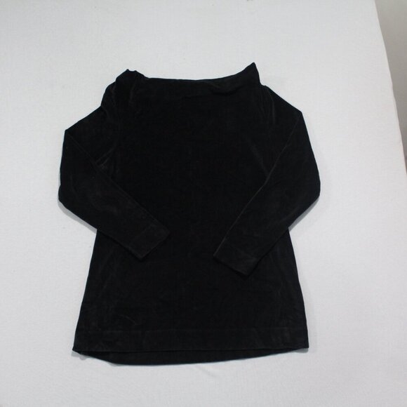 Soft Surroudings Women Green Suede Top Wide Neck Size Medium - Picture 2 of 7